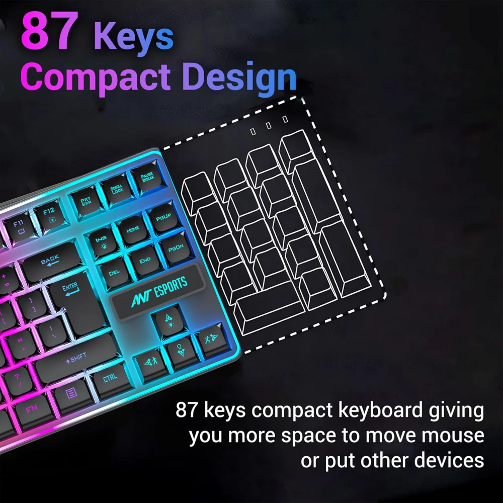 Ant Esports Wireless Gaming Keyboard MK720 Pro V2 RGB view 5